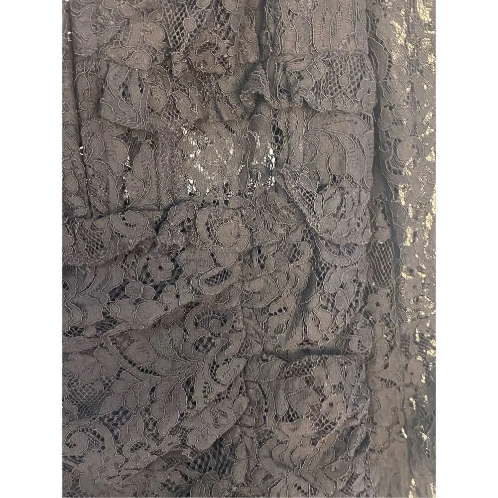 ASTR the Label NWT Chrisley Lace Long Sleeve Mini Dress in Black Size M Size M - Image 11