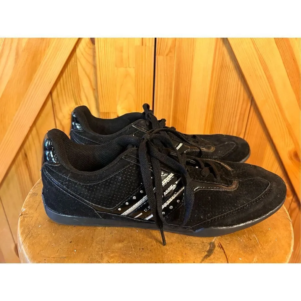U.S. Polo Assn Womens Black Sneakers Shoes Size 8.5M Lightweight Running MYSTIKA - Image 3