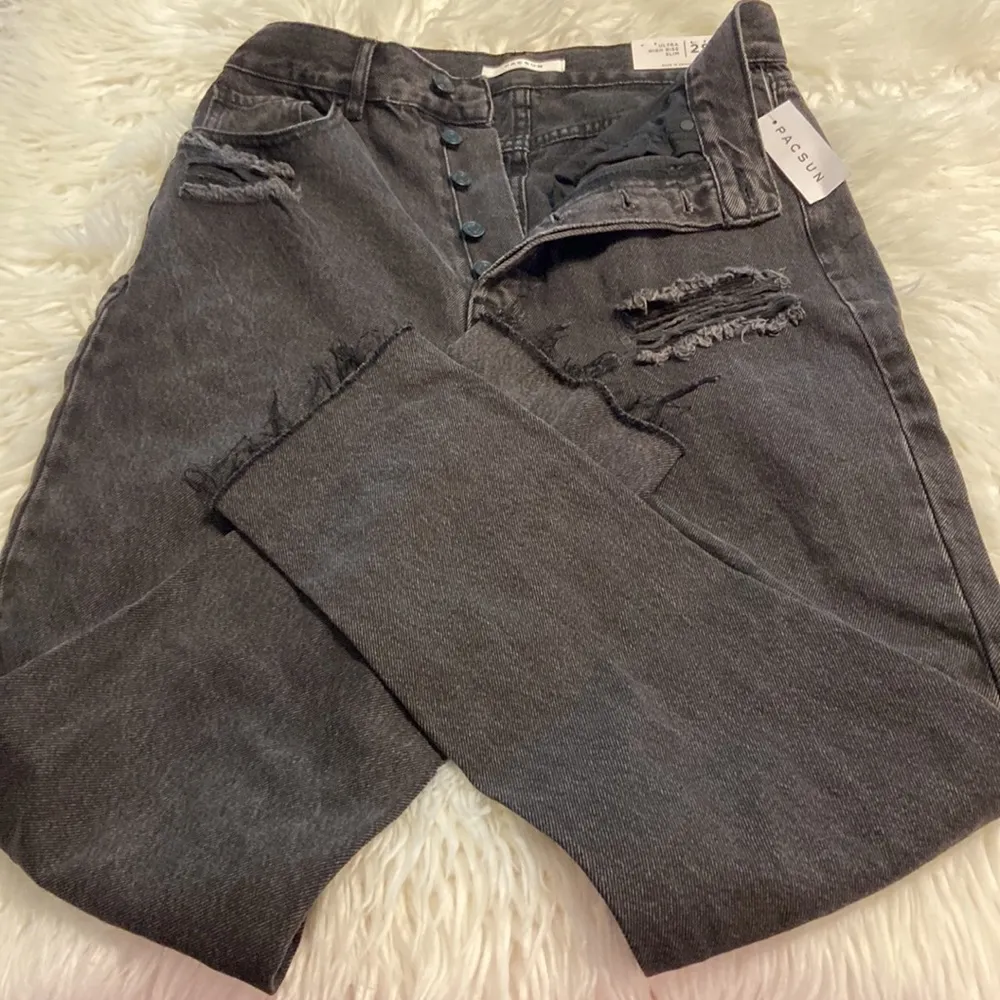 PACSUN Ultra High Rise Slim Black Jeans size 29 brand new with tags inseam 27” - Image 13