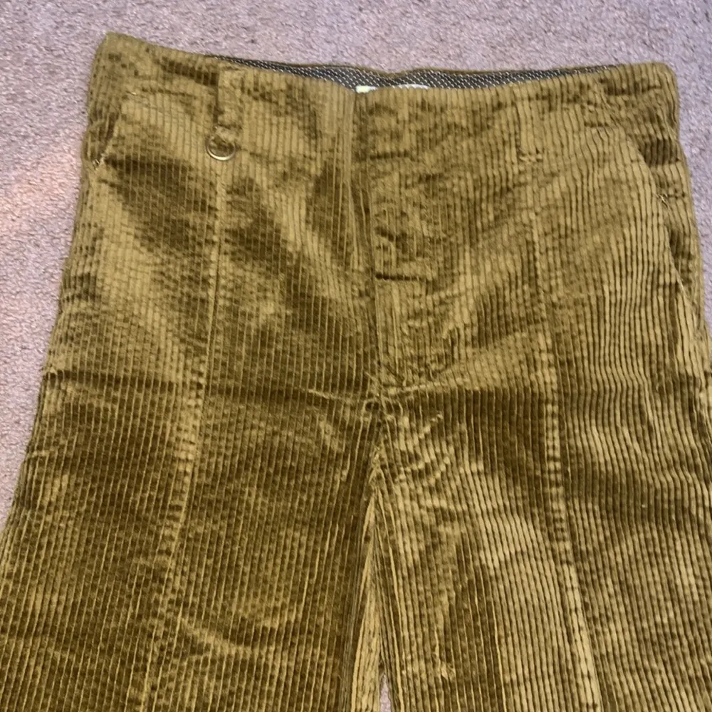 Anthropologie Ett:twa Wide Leg Corduroy Trouser Pant‎ 70s Retro Vintage 32 - Image 4