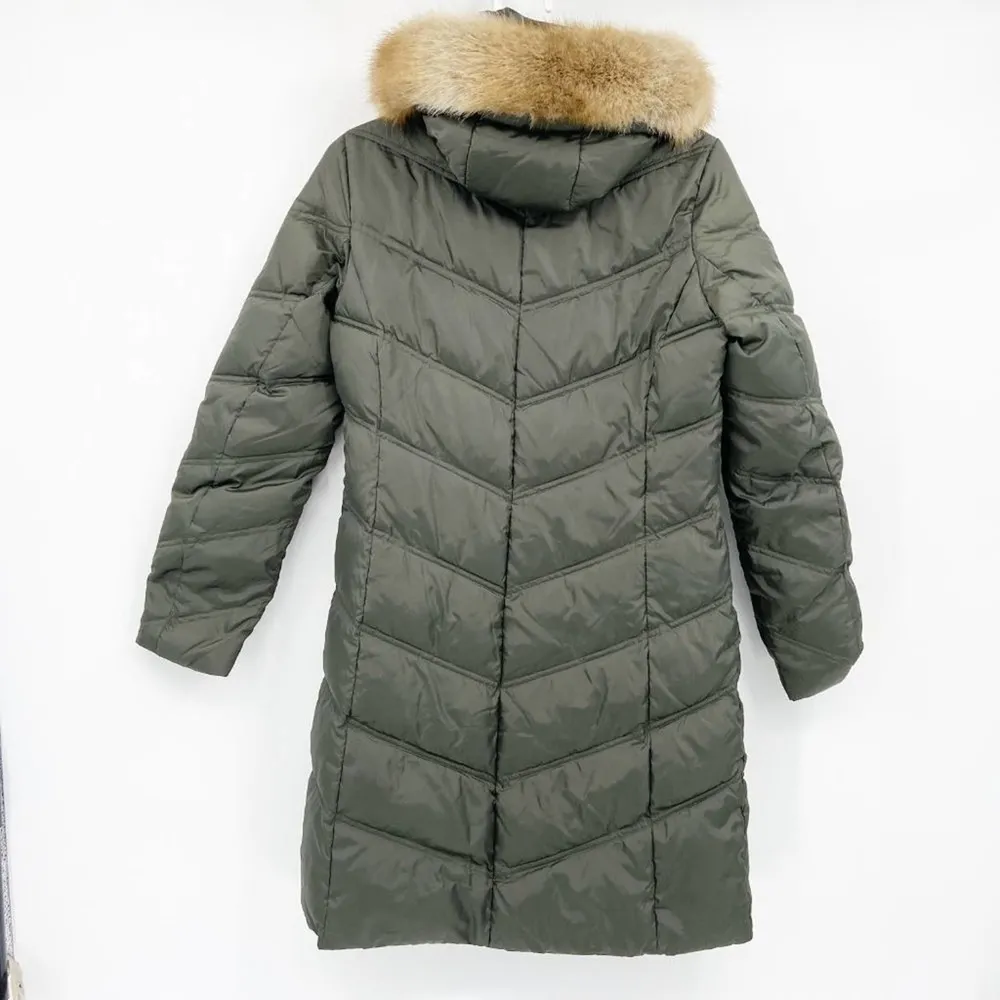 Michael Kors Missy 3/4 Down Faux Fur Trim Jacket - Image 89