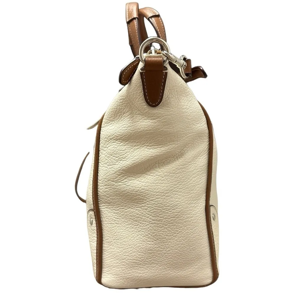 Coach Mickie Satchel in Spectator Leather #F37679 New in Silver/Chalk/Saddle - Image 10