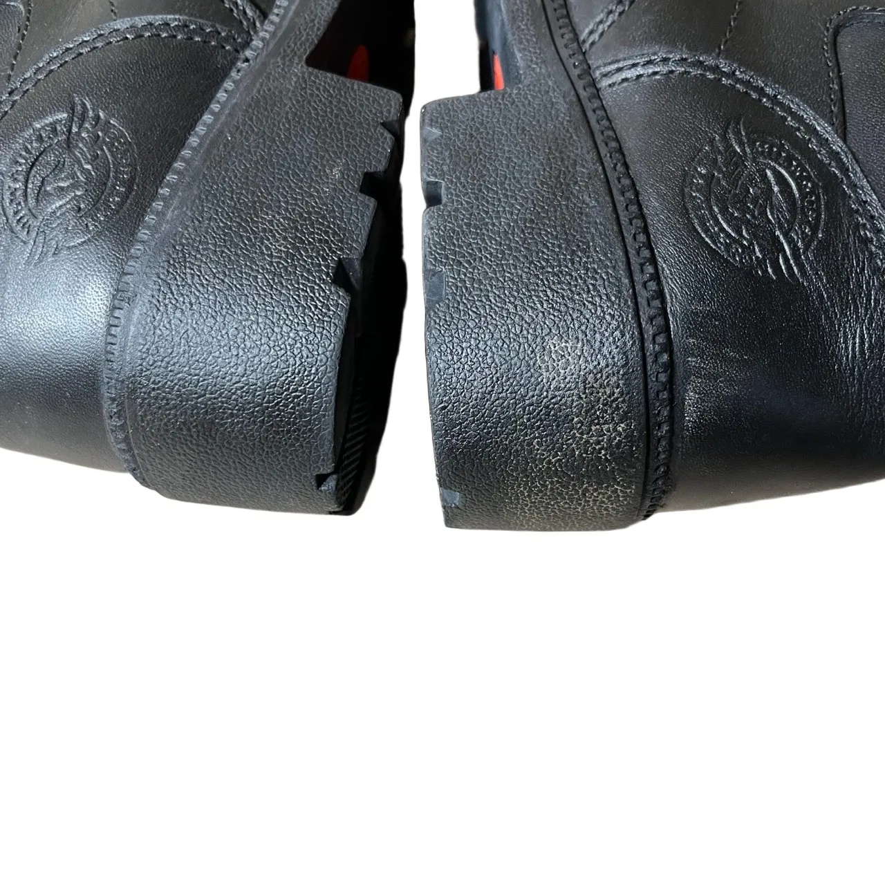 Milwaukee Leather Black Lace Up Side Zipper Combat Boots Size‎ 8 - Image 6