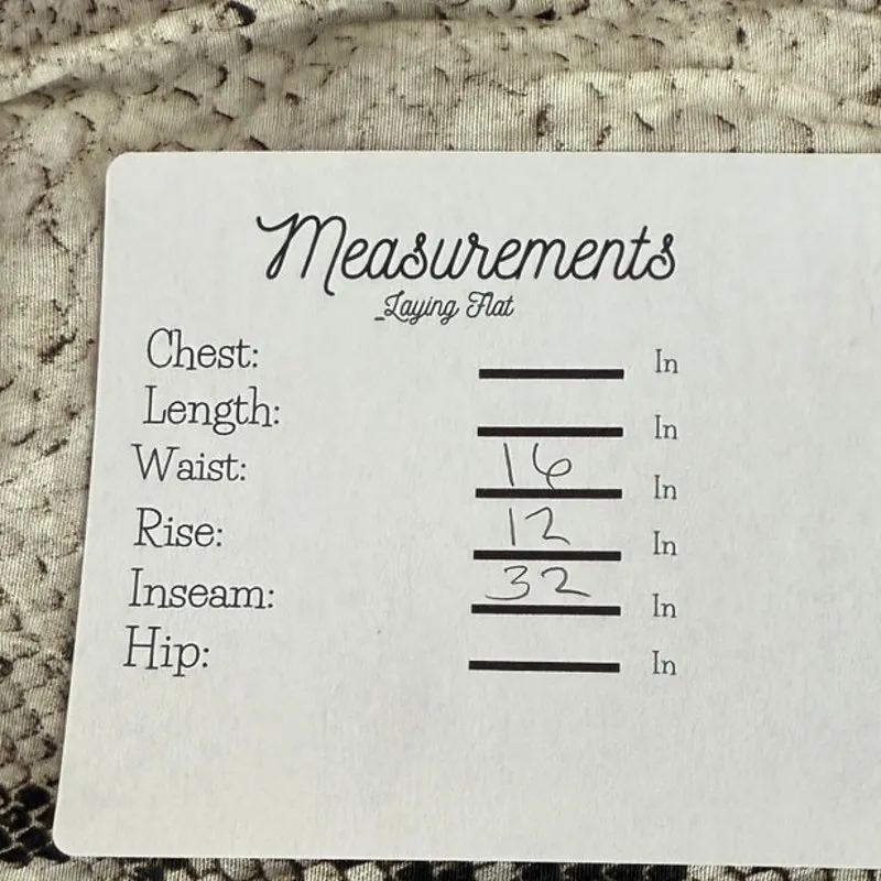 Zara Snakeskin Print Flared Trousers Satin Effect Lightweight XL Cream Brown - Image 9