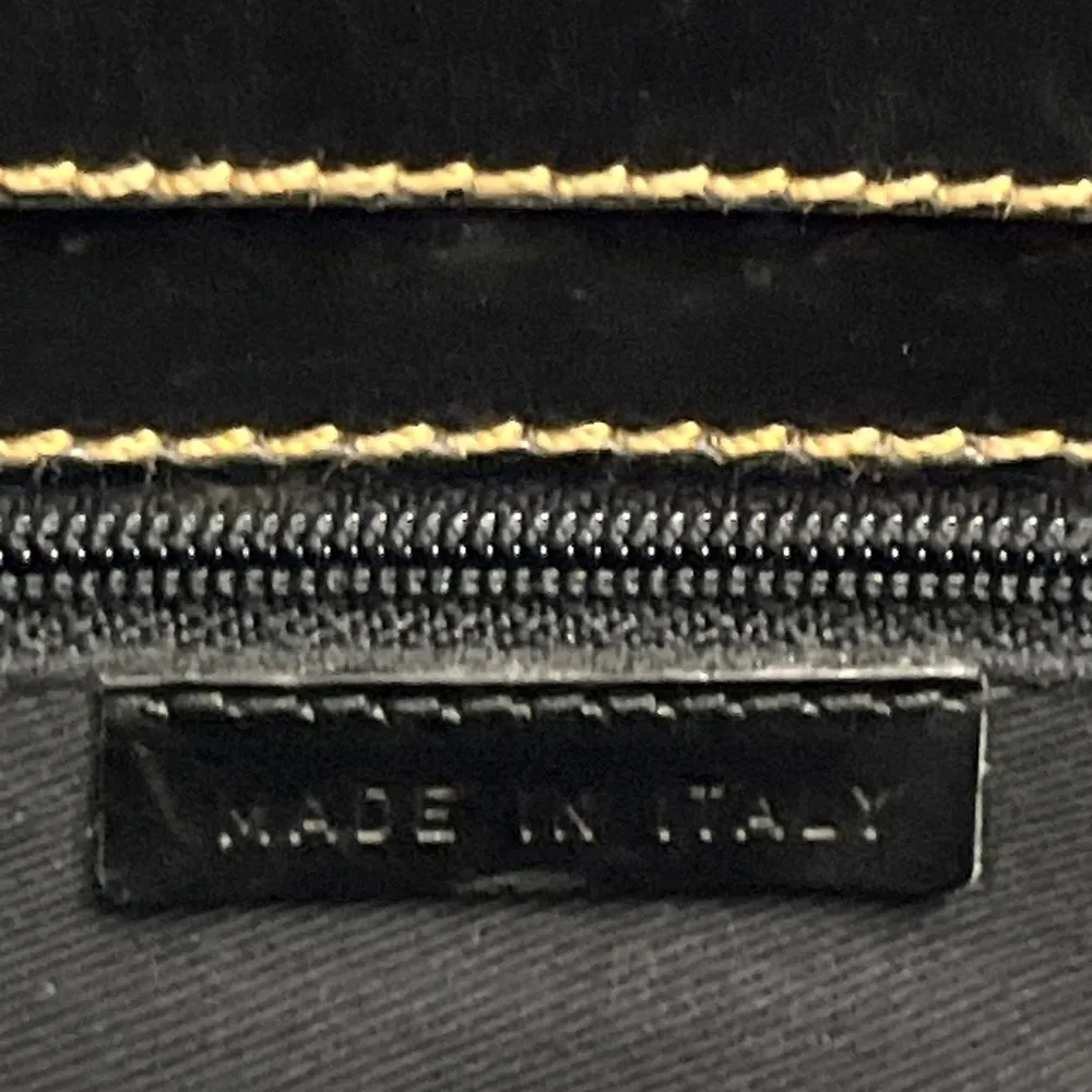 Kate Spade Vintage Y2K Black Leather Shoulder Bag Very Good Vintage Condition - Image 8