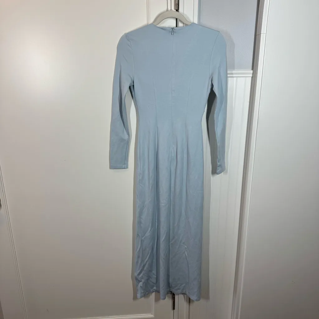 Elexiay Tife Cutout Midi Dress in Powder Blue Size XS Sexy Classy Formal Event - Image 7