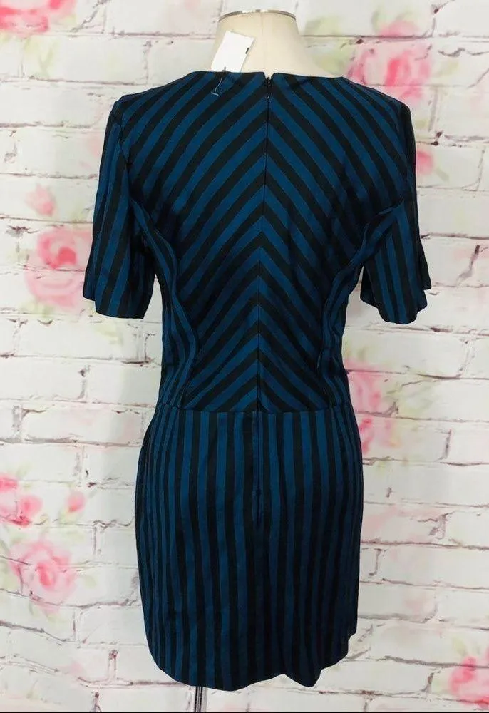 Rebecca minkoff short sleeve vertical stripe dress - Image 5