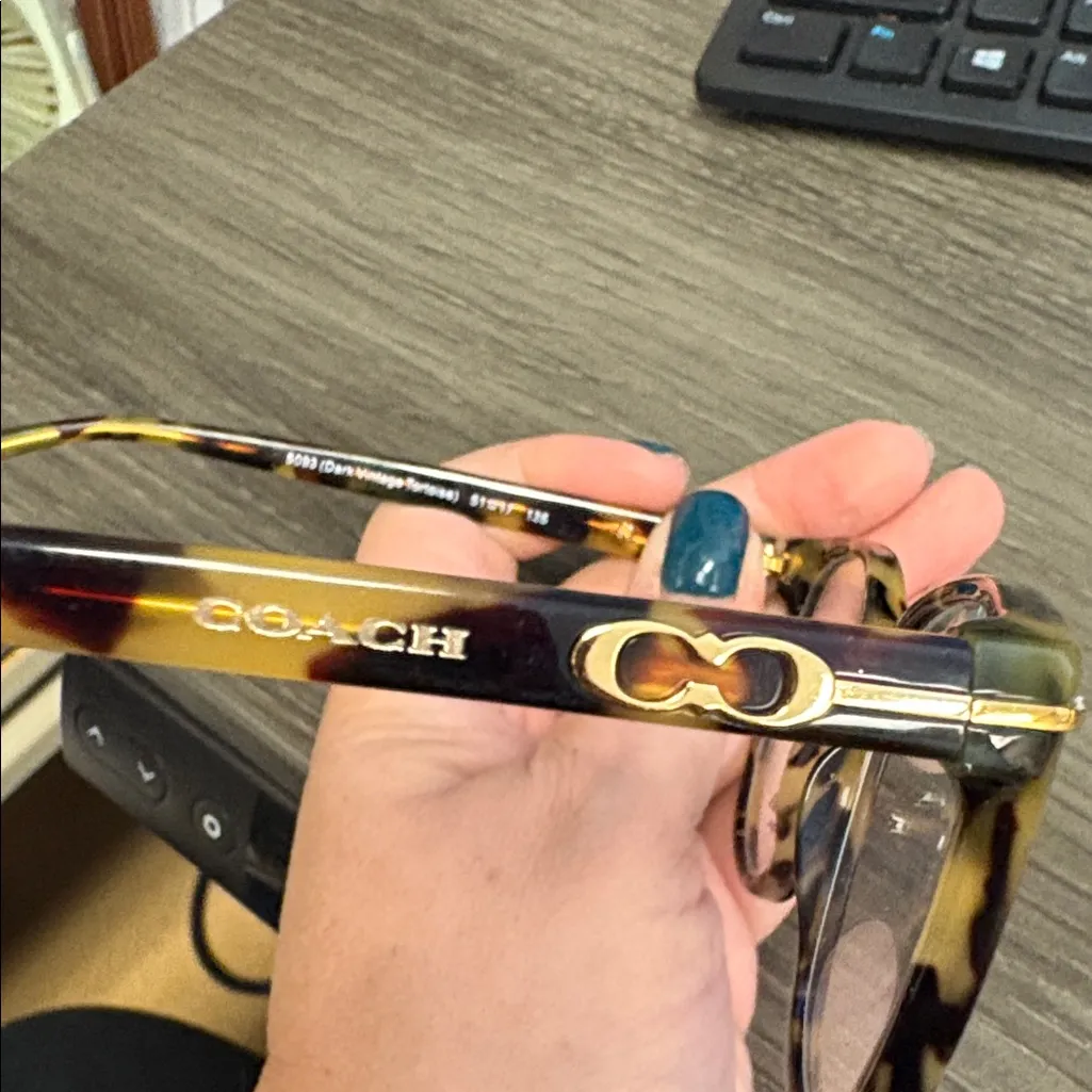 Coach  Tortoise Shell Eyeglasses - Image 4