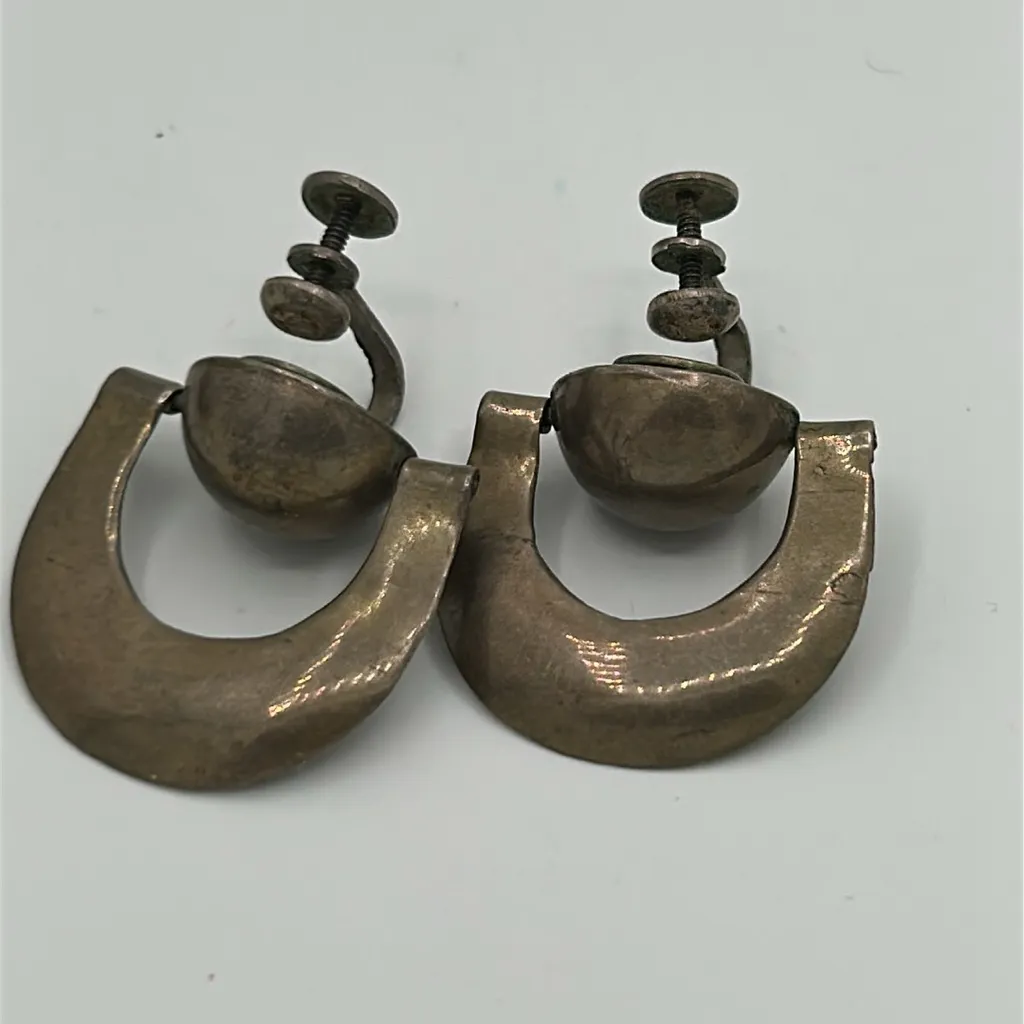 Mixed Metal Vintage Earrings Set Gold - Image 6