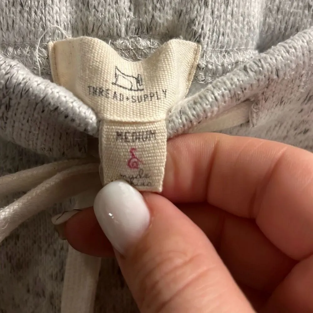 ✨THREAD & SUPPLY Azalea Banded Sz Medium Pants✨ Gray - Image 6