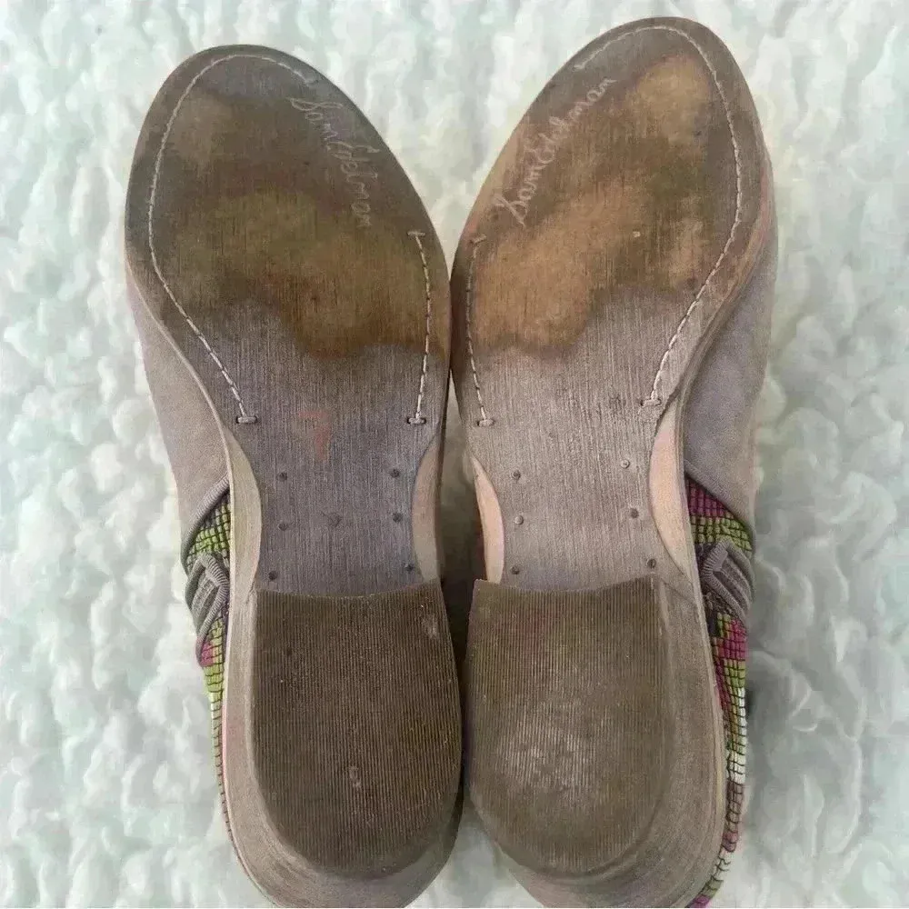 Sam Edelman Putnam Saddle Aztec Gray Ankle Suede Stacked Booties Boots - Image 8