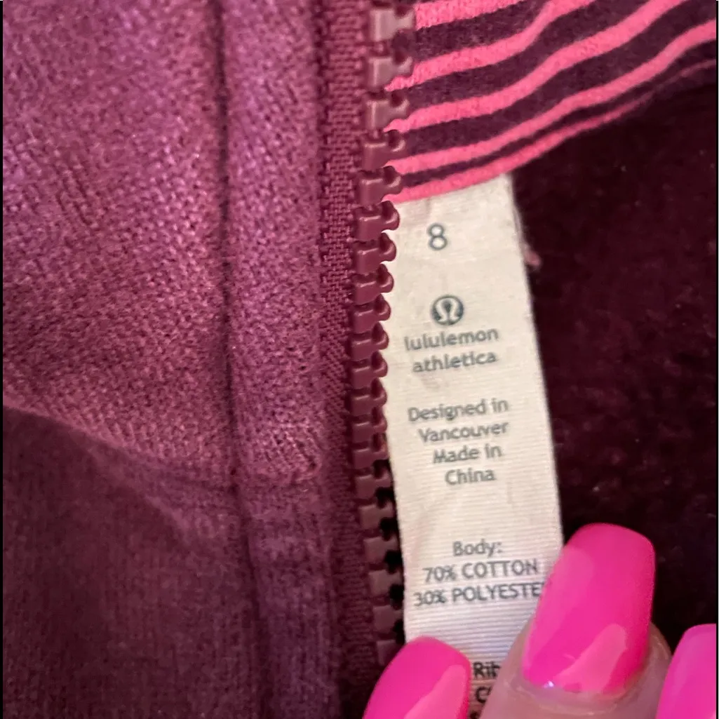 Lululemon VINTAGE Scuba Stretch Hoodie Jacket - Image 7