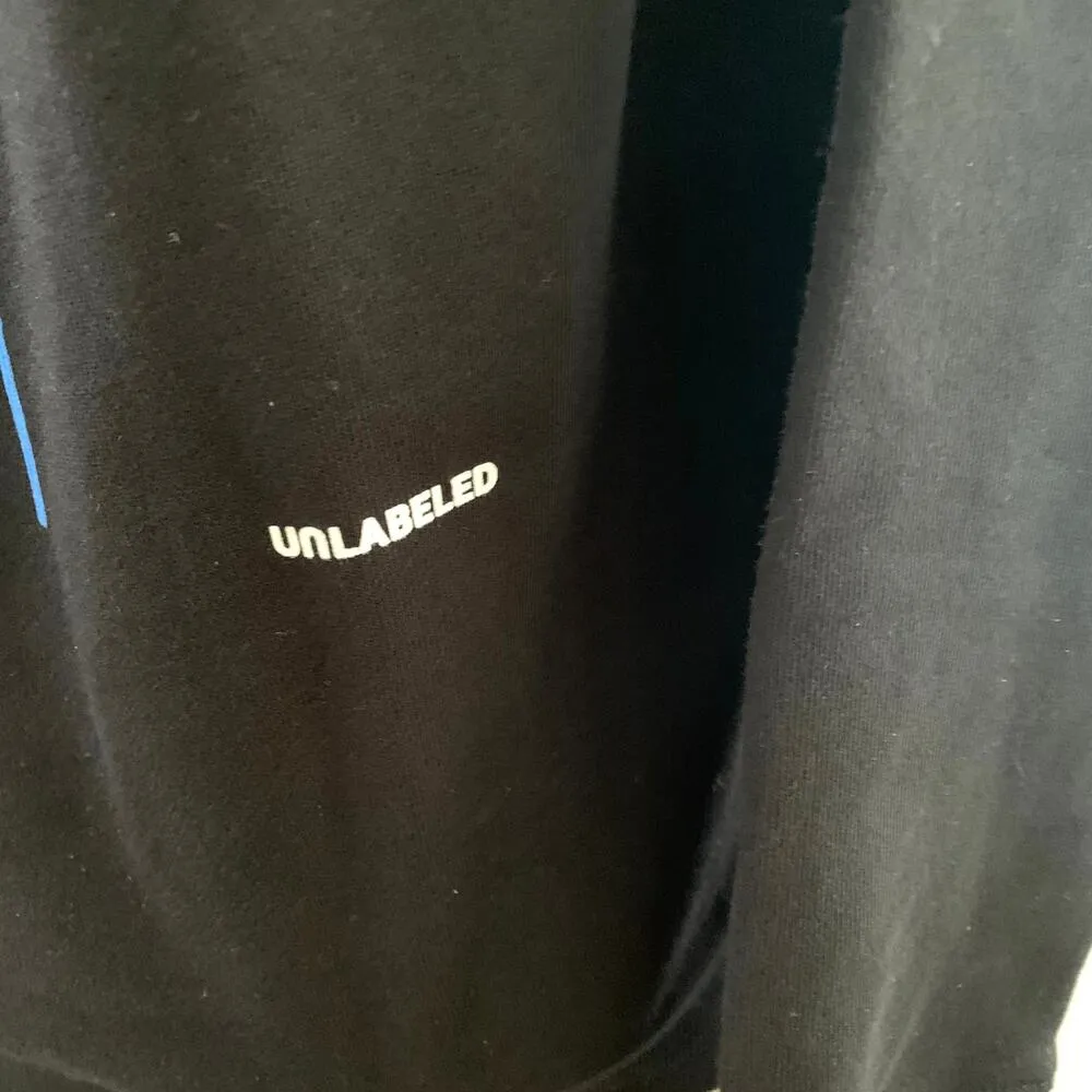 Unlabeled Skull Drip Graphic Chunky Hoodie in Black Size XS - Image 12