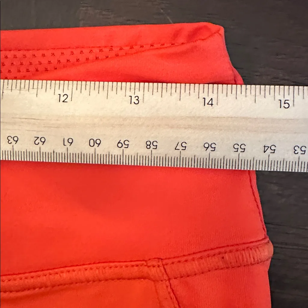 Gianni Bini Vibrant Orange/Red Cropped Active Leggings (989) - Image 8