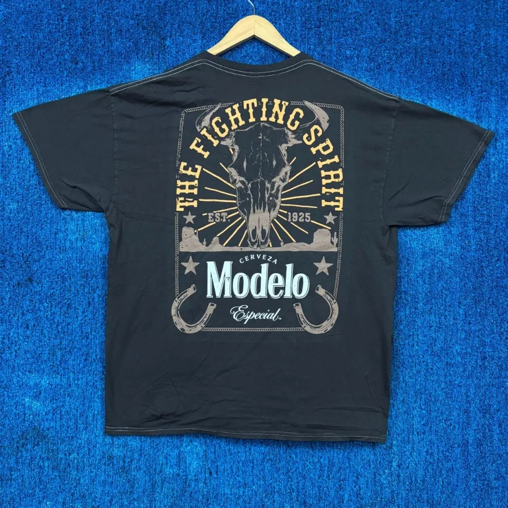 Cerveza Modelo Especial The Fighting Spirit T-Shirt Size Large - Image 5