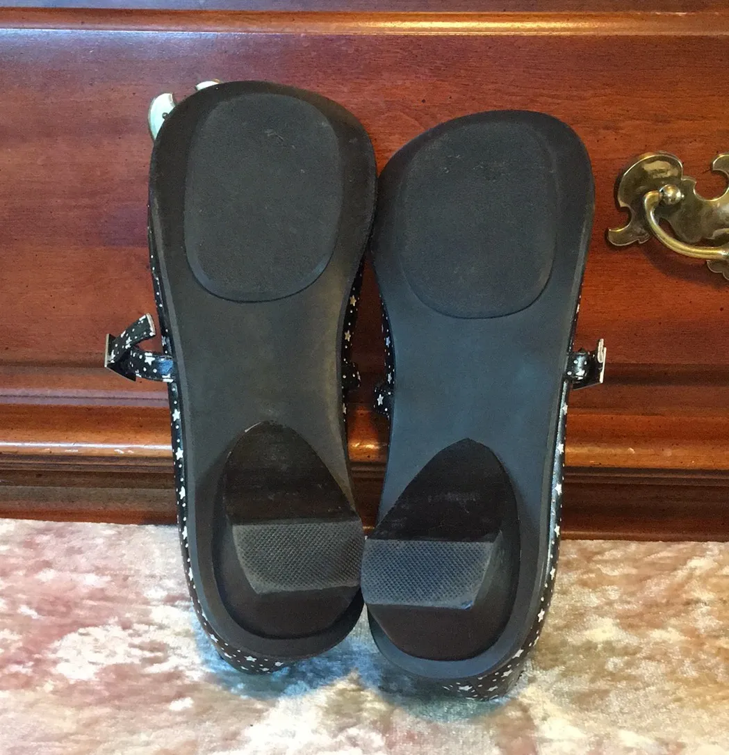 Very Volatile Black White Stars ⭐️ Mary Janes EUC 7.5 - Image 6