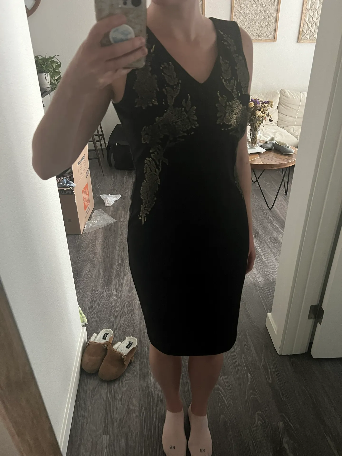 Embellished Sheath Dress - Image 6