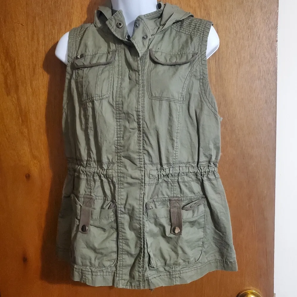 Maurices Cargo vest with hood - Image 2