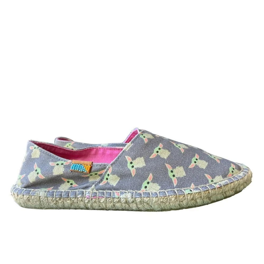 UBUNTU Baby Yoda Espadrilles size 10 NWOT - Image 5