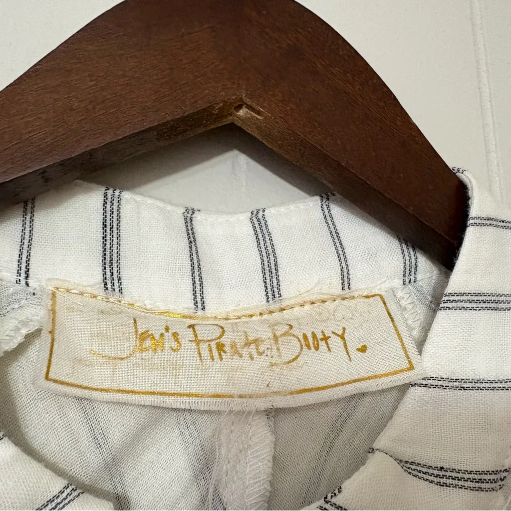 Jen’s Pirate Booty Hyacinth Gown Maxi Dress Striped Boho Size L - Image 6