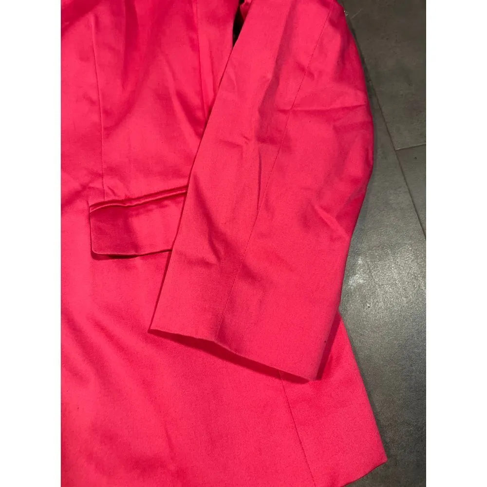 Vibrant Pink Jones New York Blazer - Chic Professional Wear (Size 12)‎ B-43 - Image 4