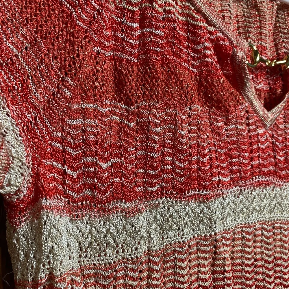 Medium INC Shimmery Orange Top - Image 2