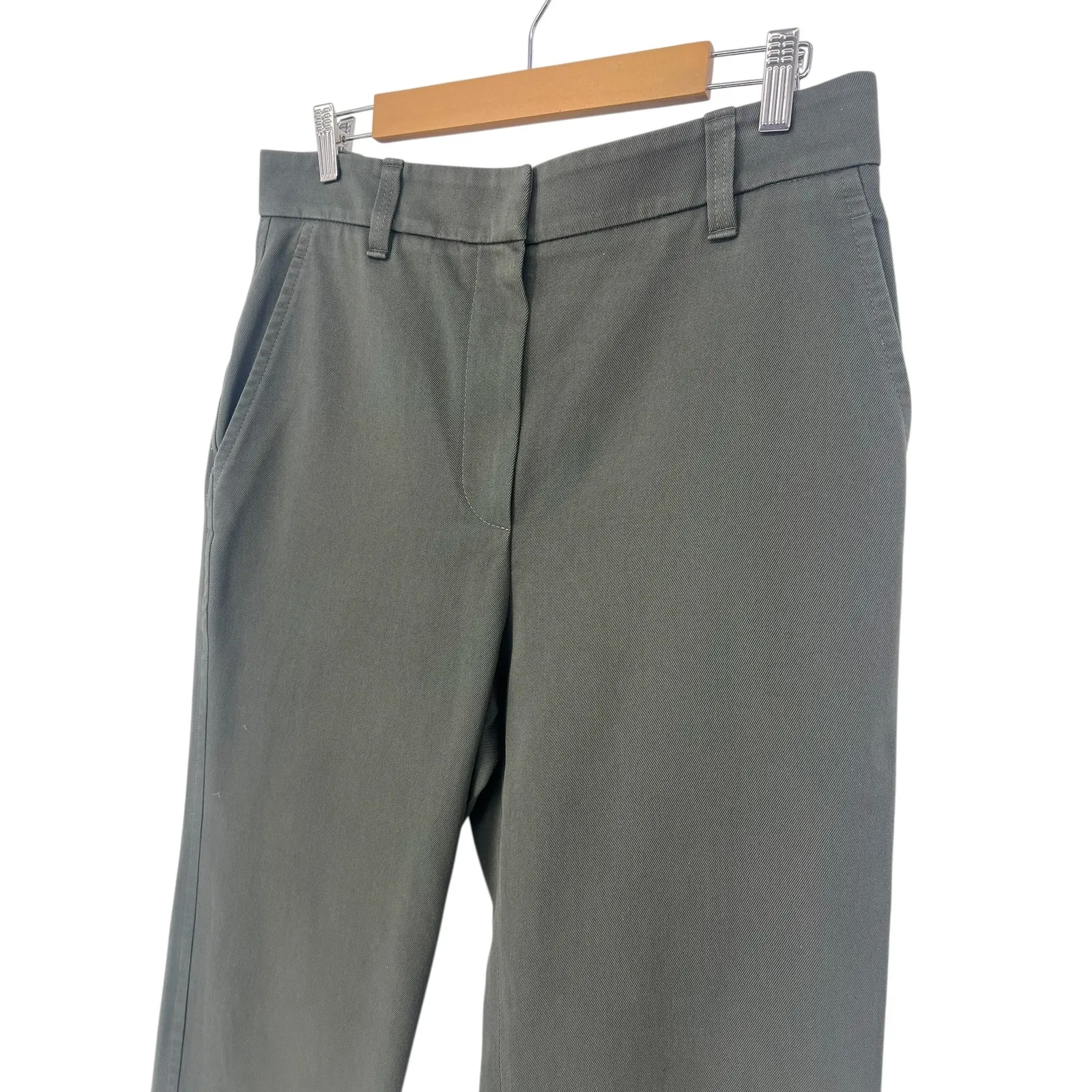 Brunello Cucinelli Green Chino Cotton Pants - Image 4