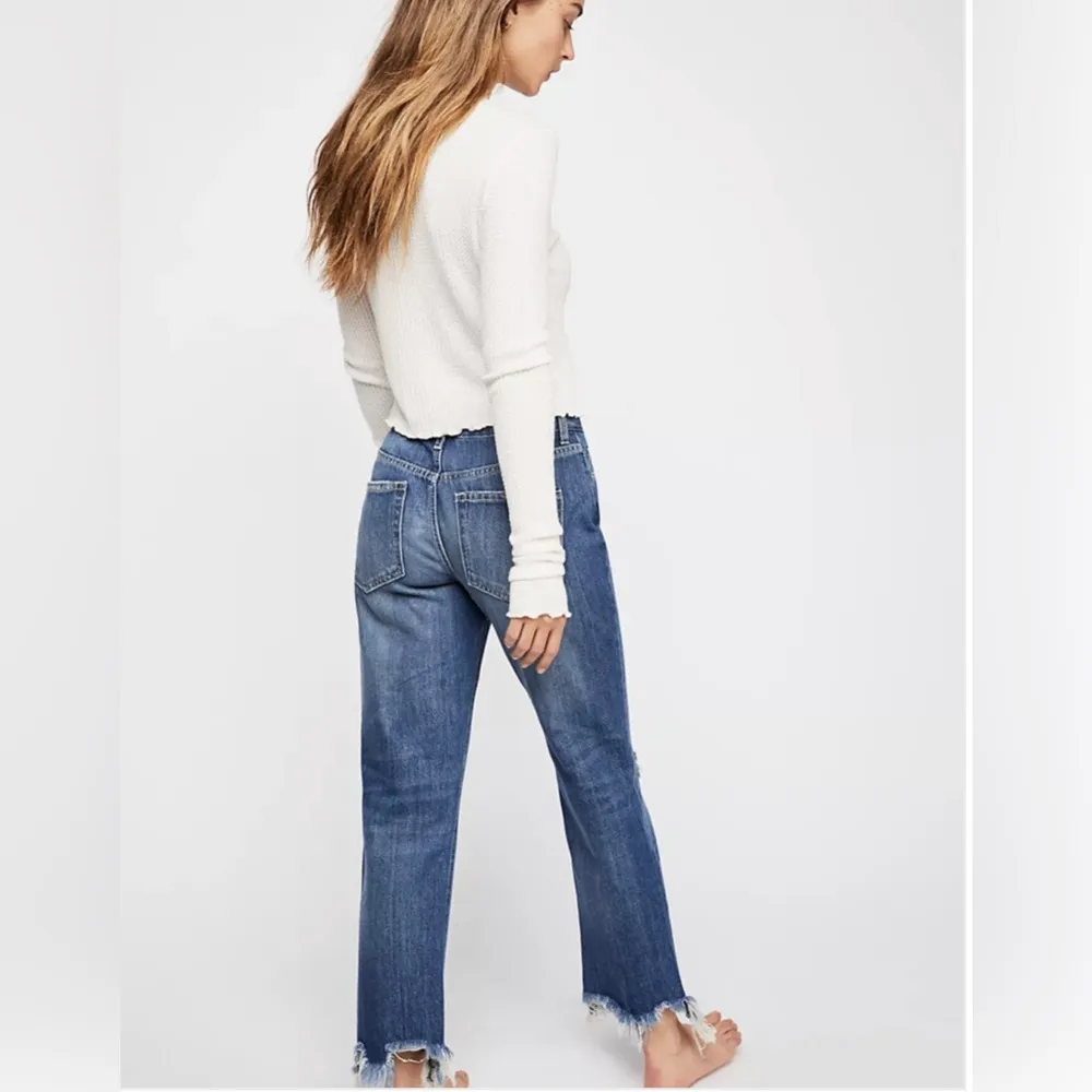 Free People Maggie Mid-Rise Straight - Image 2