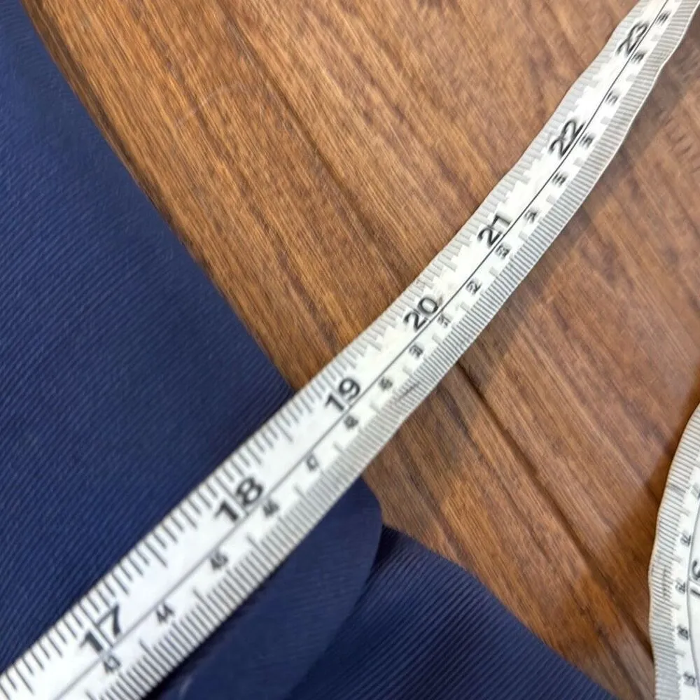 Oleg Cassini Faille crystal neck marine blue a-line maxi dress 18 - Image 11