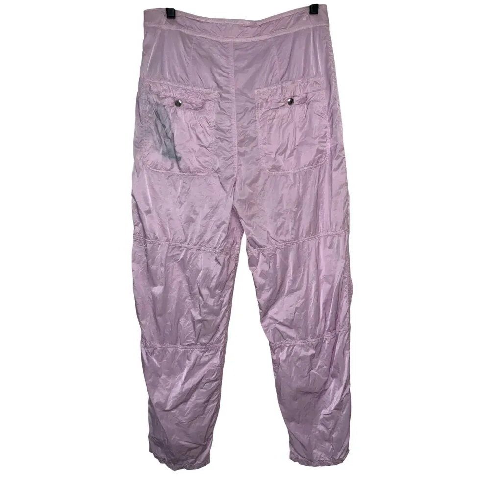 Isabel Marant Nilma Pant in Pink 36 Womens Nylon Baggy Parachute Trousers - Image 7