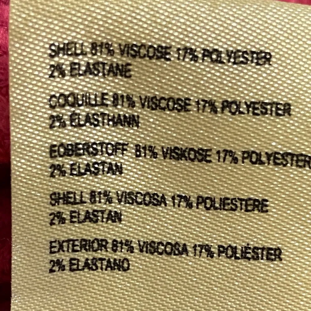 Pilcro v neck waffle knit ruffled raspberry pink top slouchy Medium - Image 9