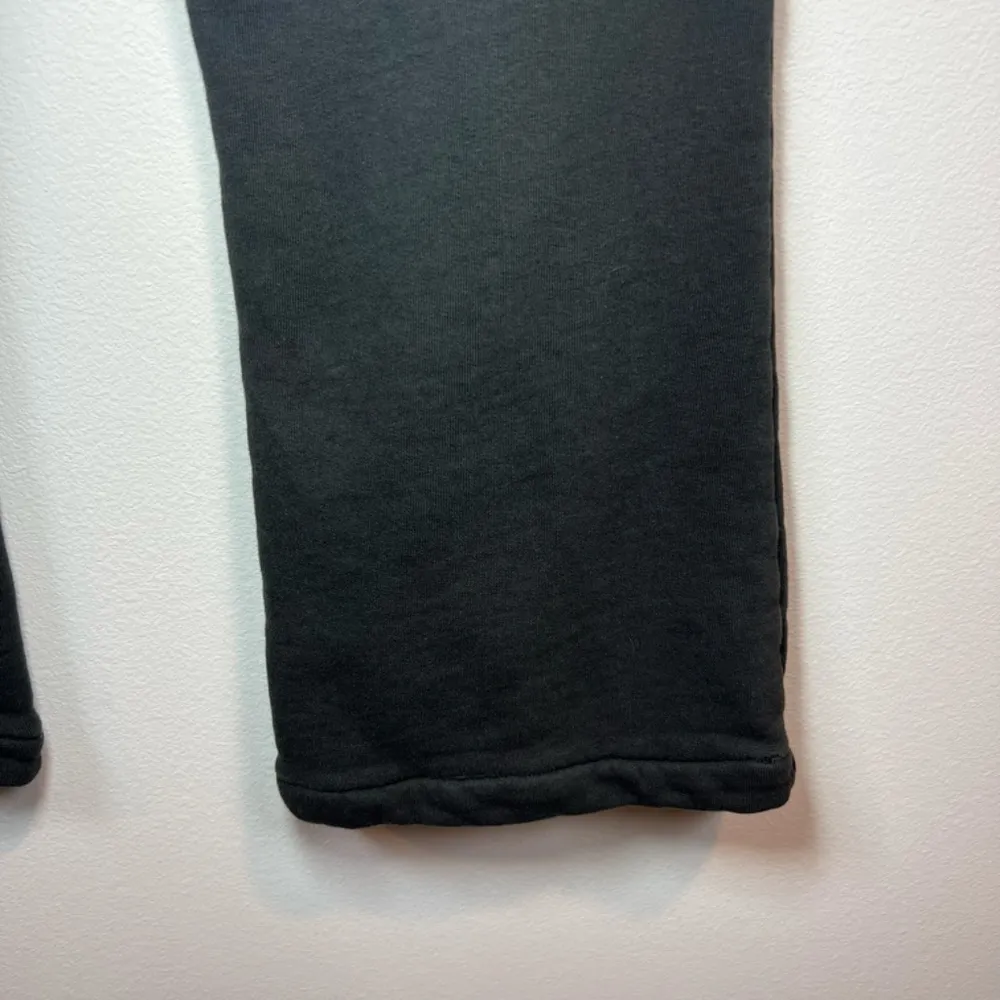 Brandy Melville Women’s Hilary Yoga Pants Black 100% Cotton Fleece Tie  One Size - Image 11