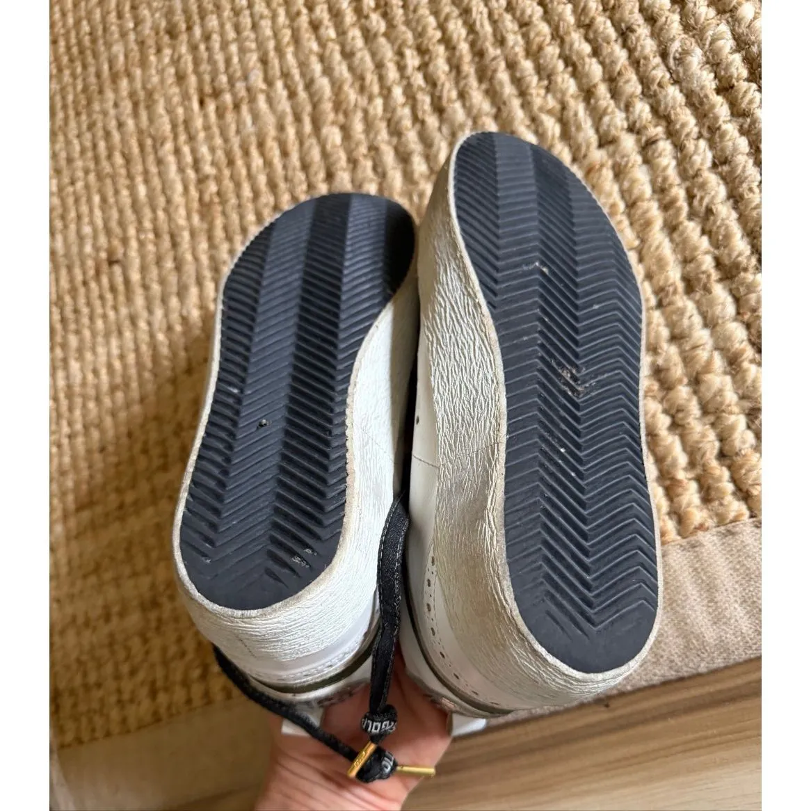 Golden Goose Mid Star Private EDT EU 37 White Leather Auth - Image 8