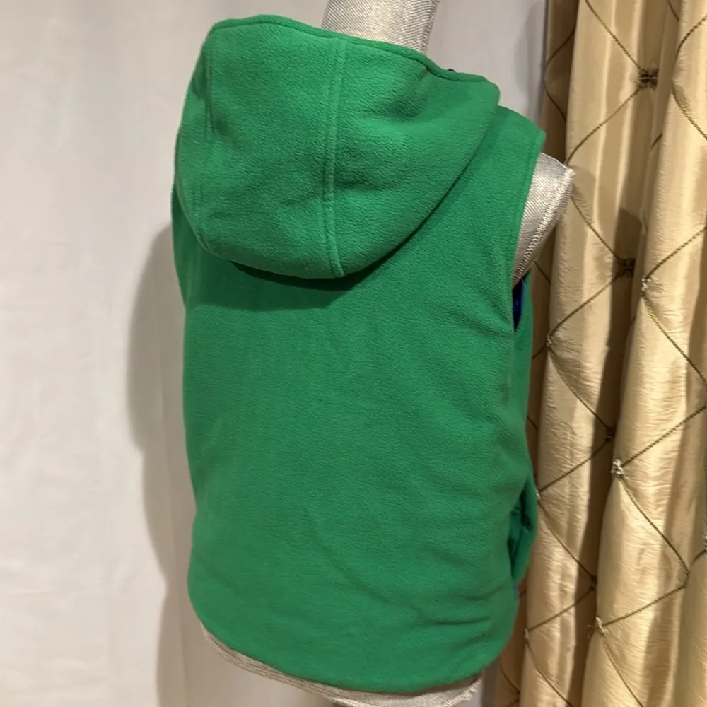 Vintage Ralph Lauren reversible blue and green ski vest - Size S - Image 9