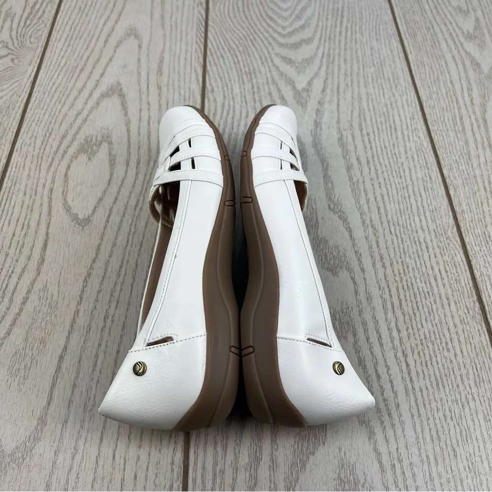 LifeStride Women's Diverse Woven Vamp Slip-on Flats 8W White Sand $65 - Image 3