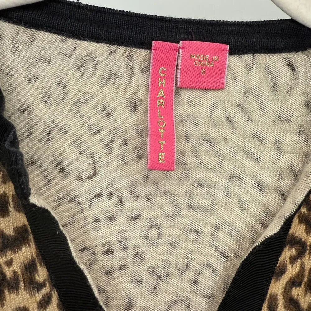 S Charlotte Silk and Angora Embroidered Beaded Sweater Black - Image 4