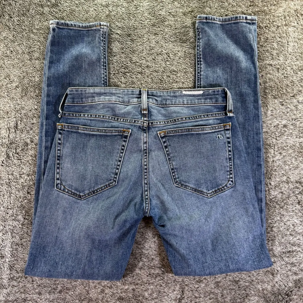 Rag & Bone Dre Low Rise Slim Boyfriend Jeans Sz 25 Edgecliff - Image 10