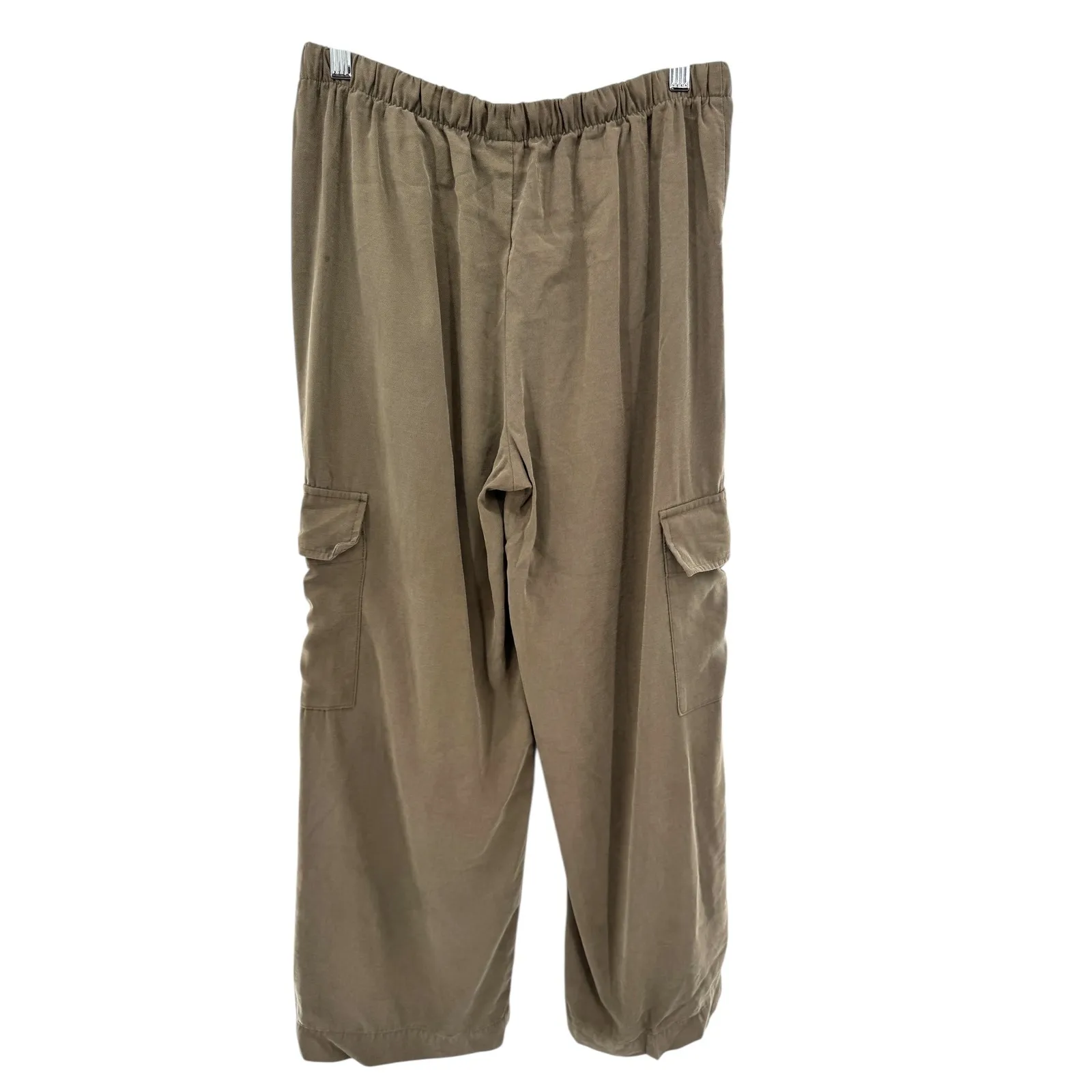 Y2K Utility Cargo Pants Wide Leg Extra High Rise Brown Old‎ Navy Small S - Image 5