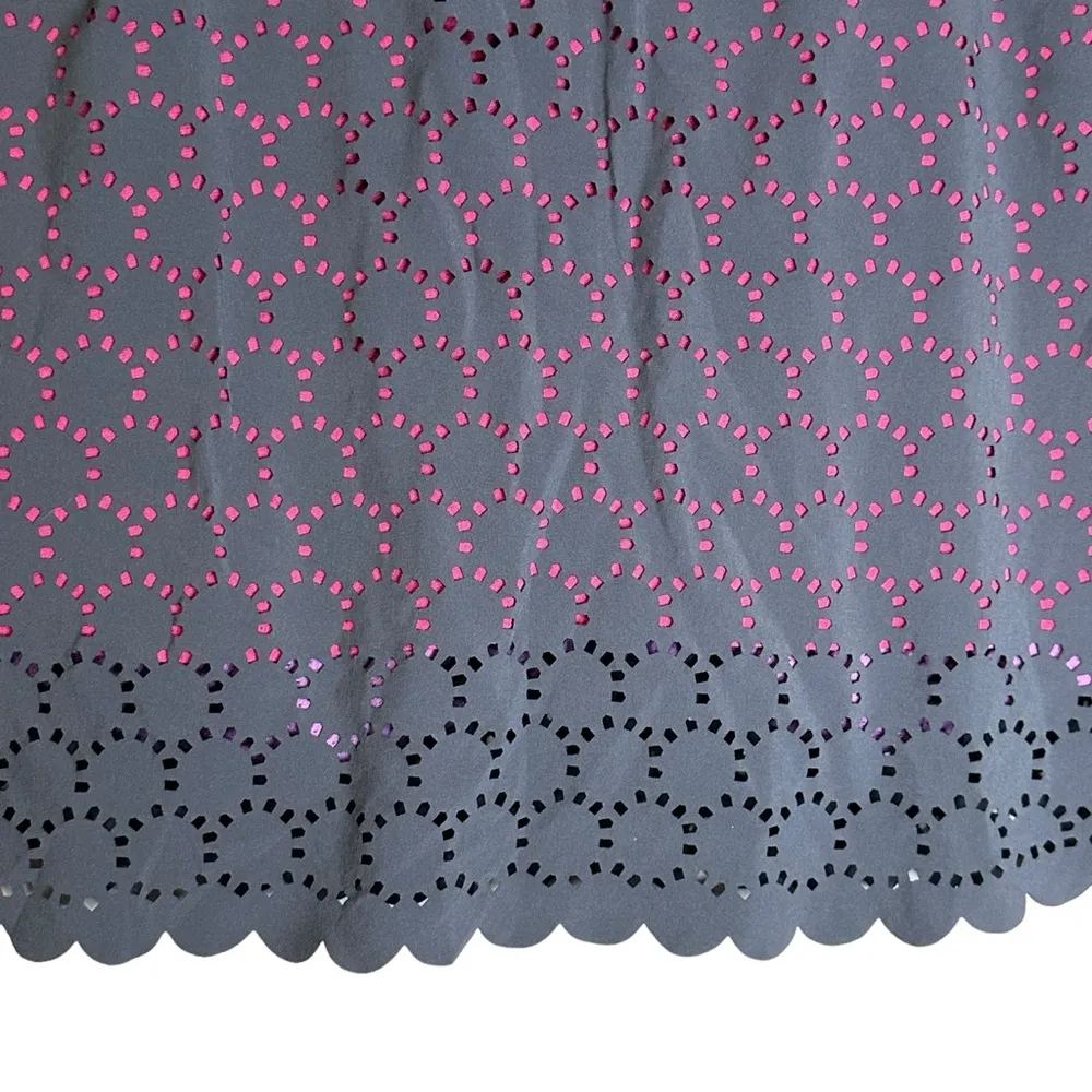Title Nine Nimblene Illusion Skort Gray Pink Laser Cut TN-150977 Size Small - Image 7
