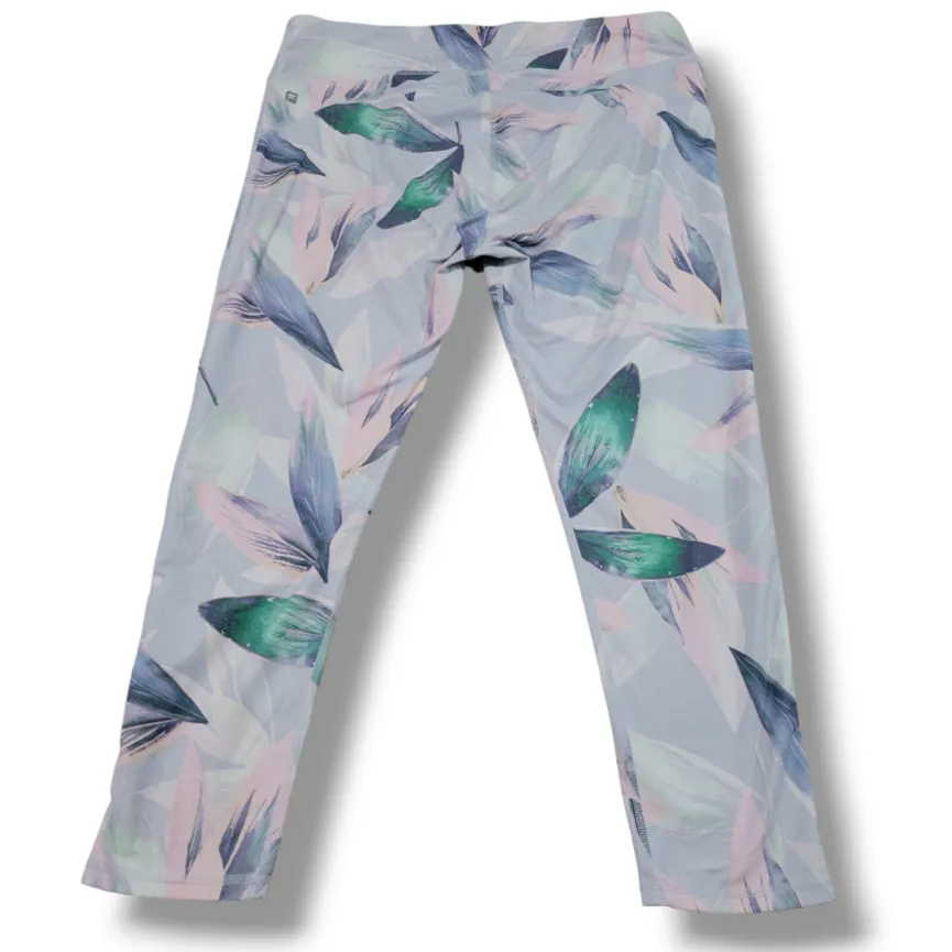 Fabletics Pants Size XXL Womens Leggings Crop Cropped Floral Activewear Athletic Athleisure Yoga Pants Women's Pants - Image 2