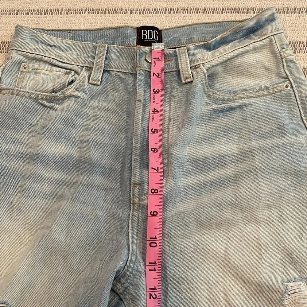 BDG urban outfitters slim straight distressed high rise button fly jeans - Image 7