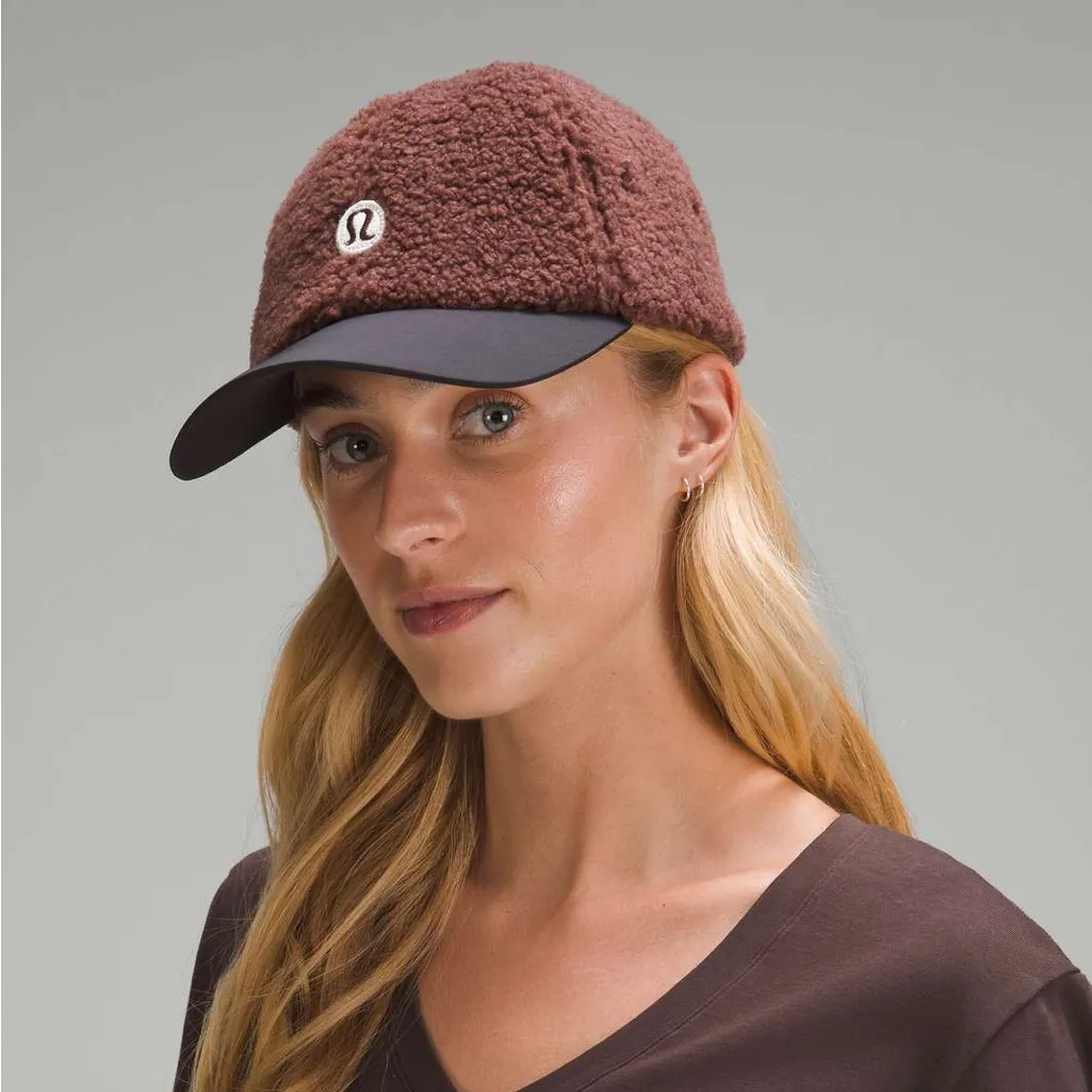 NWT Lululemon Womens Textured Fleece Ball Cap
Brown Earth / Black - Image 2