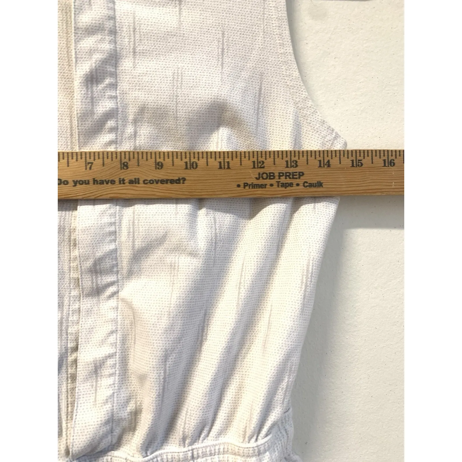 Athleta Women’s Romper Farallon Button Up White Stripes Size XXS - Image 11