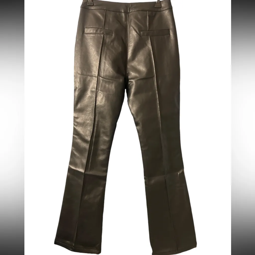 Line and Dot vegan leather Rina pant w pockets. - Image 4