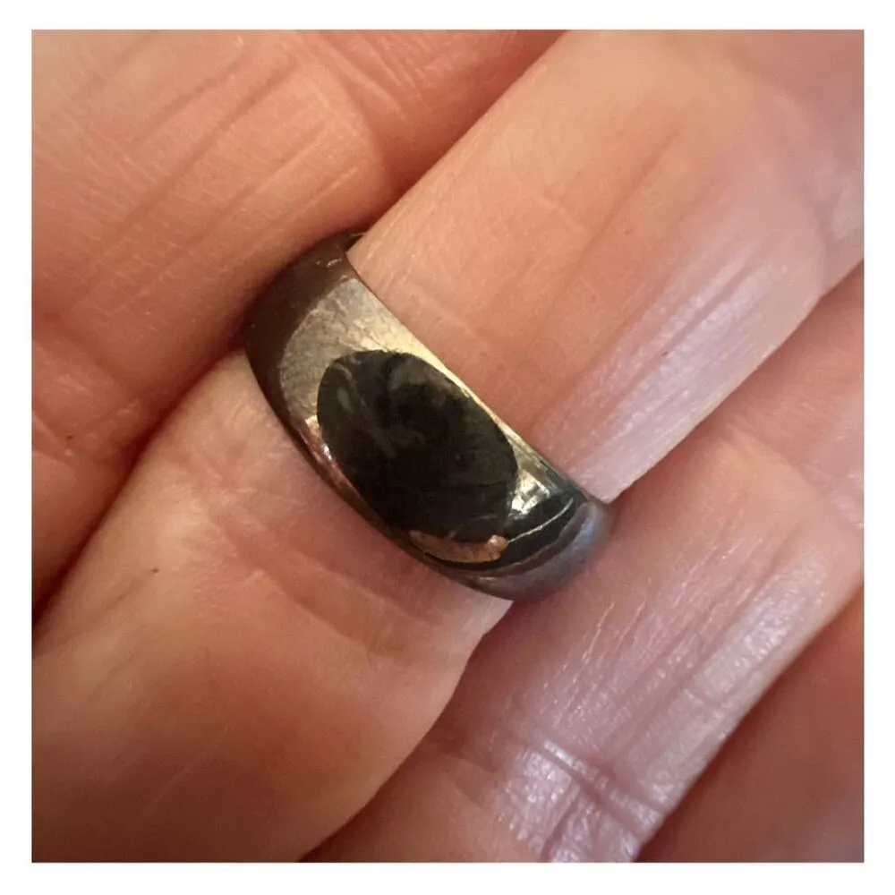 Premier Designs black tie hematite cocktail ring - Image 7