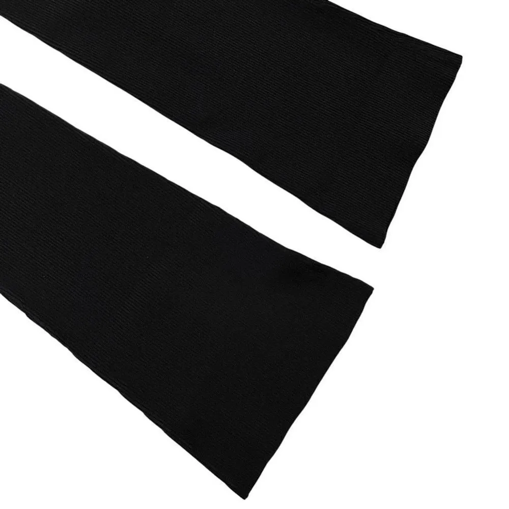 NICHOLAS Kari Double Rings‎ Rib Knit Pant in Black Black - Image 12