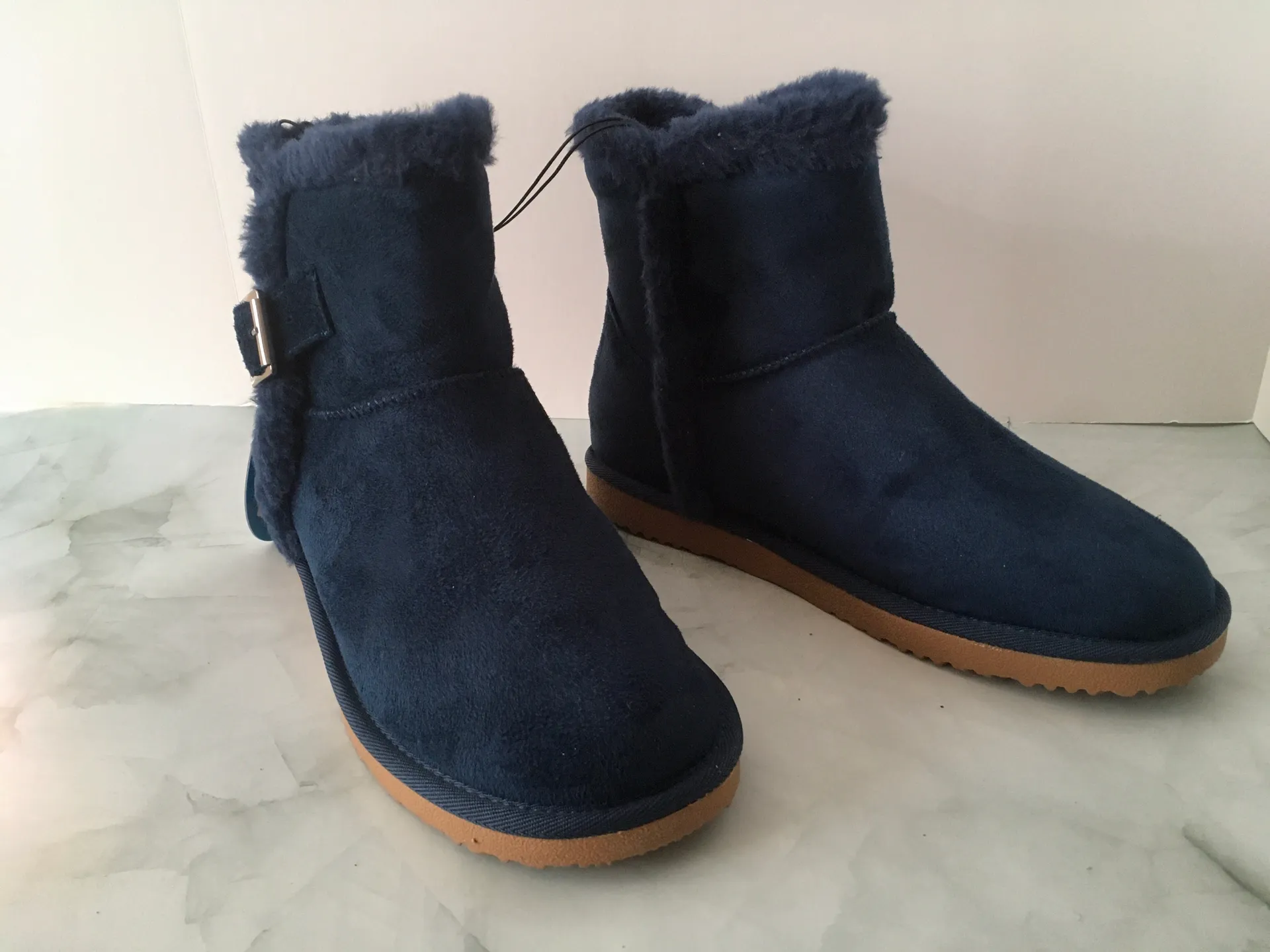 Winter Boots, Size 9 Blue - Image 4