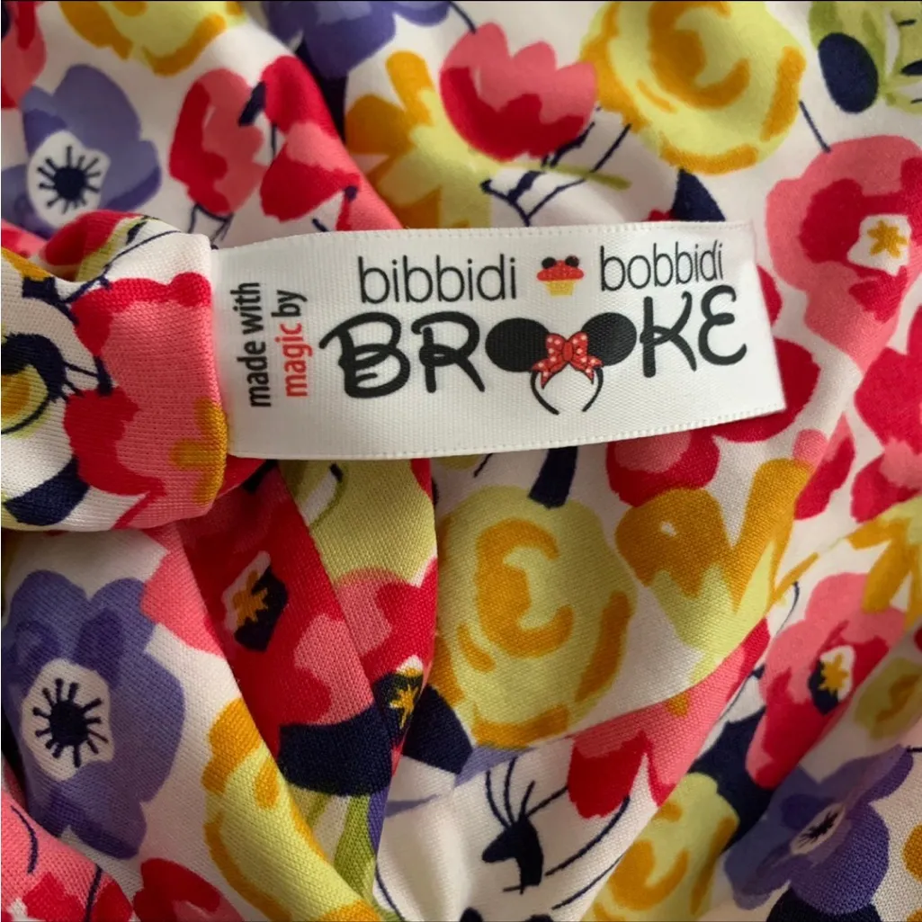 Bibbidi Bobbidi Brook Scarf Wrap Etsy Floral Disney Minnie Mouse Handmade - Image 3
