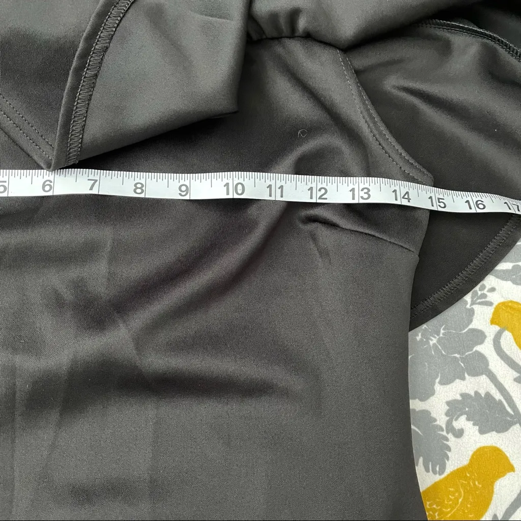 Boohoo Black Bardot Layered Frill Detail Midi Pencil Dress NWT Size 6 - Image 2