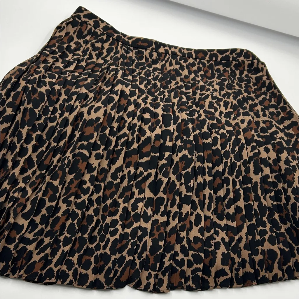 J.Crew  Animal Print A-Line Skirt - Image 14